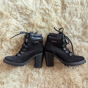 Vintage Harley Davidson Suede Boots